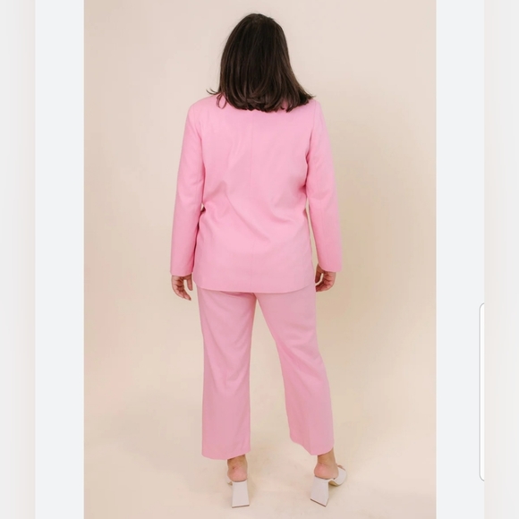 NWT Ivy City Co. POWER SUIT Blazers/Pants Women's Color Light Pink Size Small - Picture 2 of 16